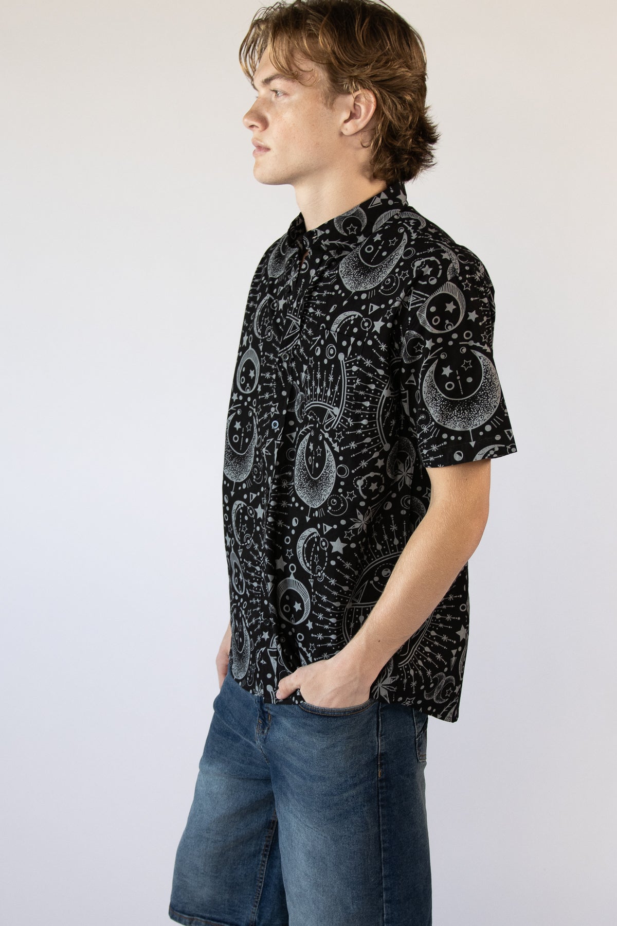 Woven Mystic Button Up Shirt
