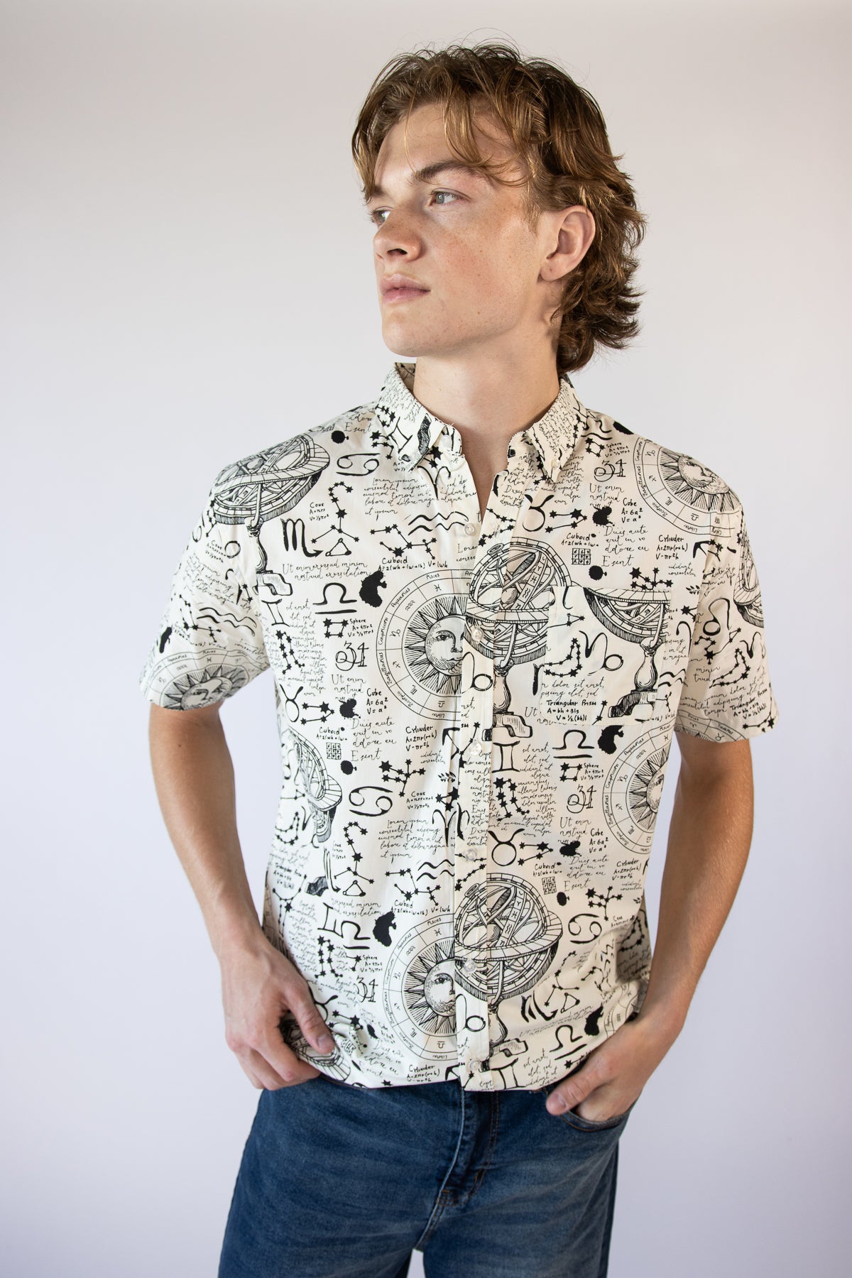 Woven Mystic Button Up Shirt