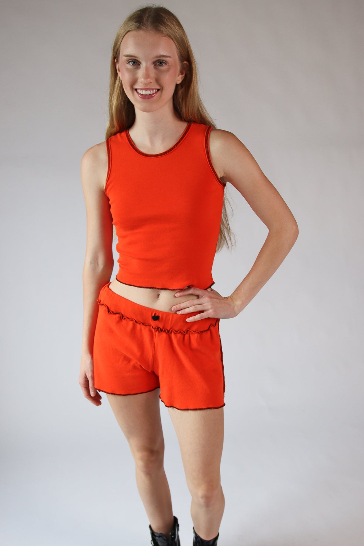 Vintage Y2K Deadstock Contrast Stitch Tank Top