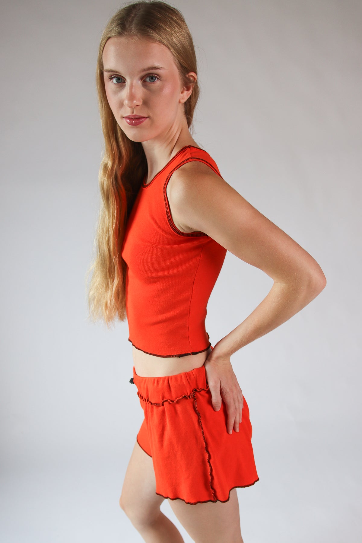 Vintage Y2K Deadstock Contrast Stitch Tank Top
