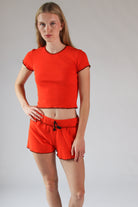 Vintage Y2K Deadstock Contrast Stitch Tee