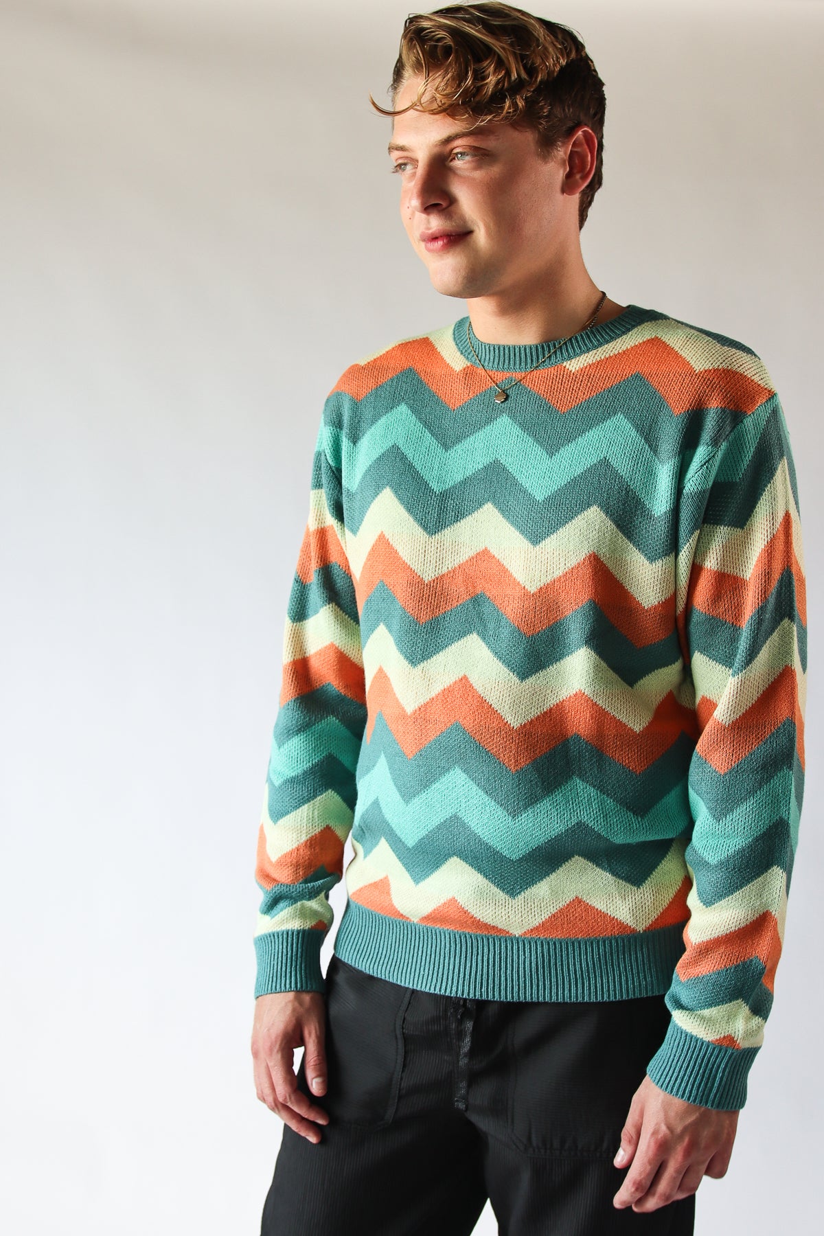 Nana's Afghan Zigzag Sweater