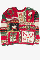 Vintage Red Ugly Christmas Pullover 61909