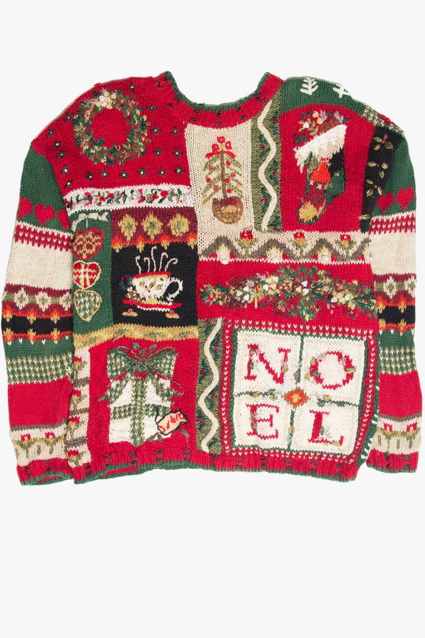 Vintage Red Ugly Christmas Pullover 61909
