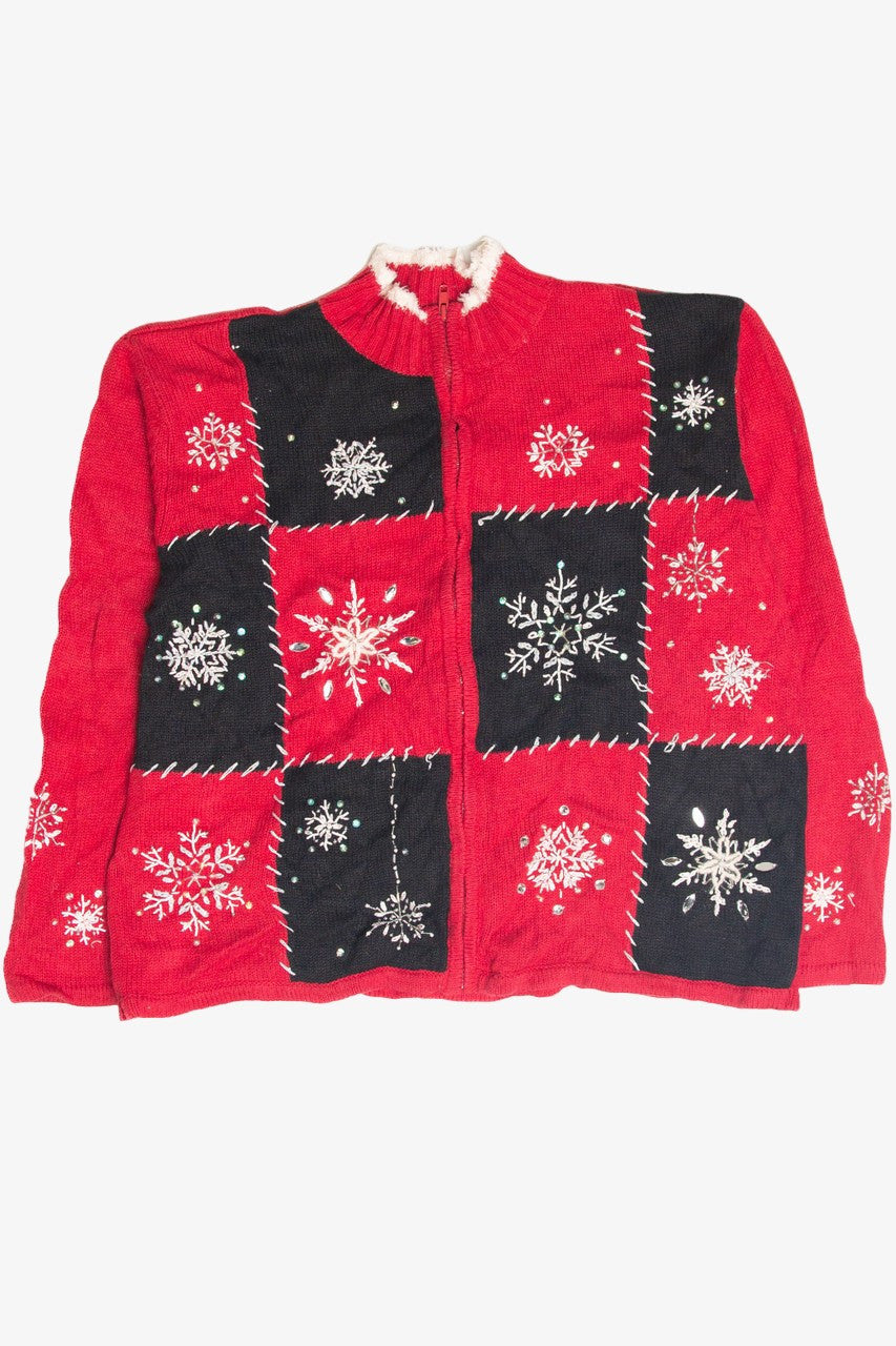 Vintage Red Ugly Christmas Cardigan 63171