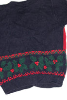 Vintage Blue Ugly Christmas Cardigan 61964