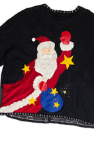 Vintage Black Ugly Christmas Cardigan 62942