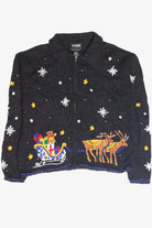 Vintage Black Ugly Christmas Cardigan 63153