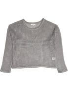 Mesh Stitch Skull Sweater