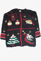 Vintage Black Ugly Christmas Pullover 63221