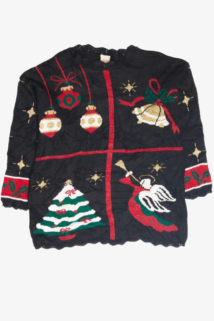 Vintage Black Ugly Christmas Pullover 63221