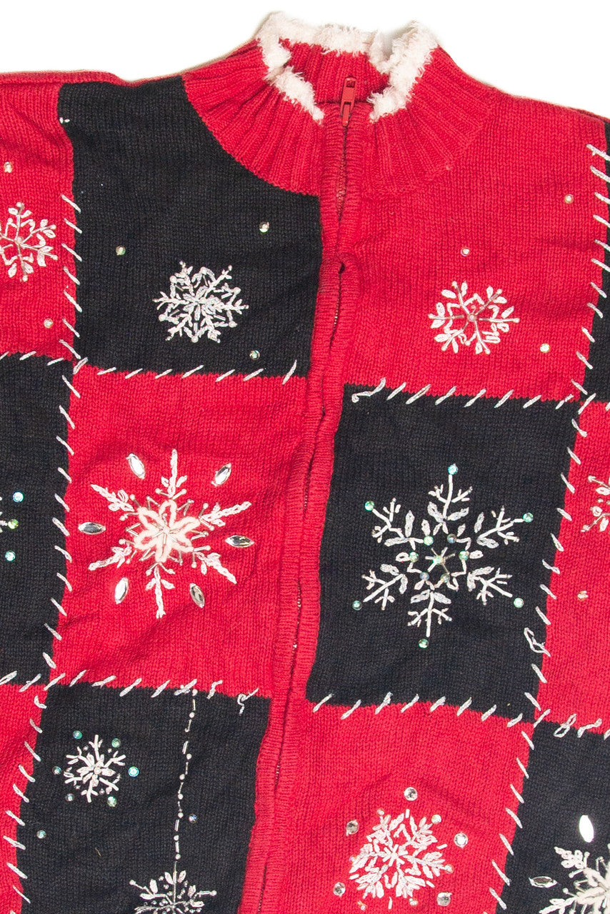 Vintage Red Ugly Christmas Cardigan 63171
