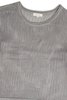 Mesh Stitch Skull Sweater