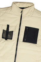 Buckle Pocket Puffer Vest