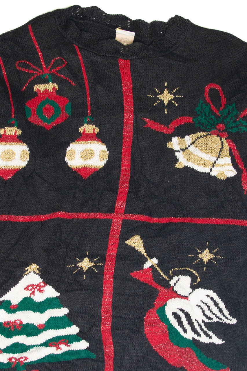 Vintage Black Ugly Christmas Pullover 63221