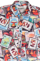 Mushroom Stamps Button Up Shirt