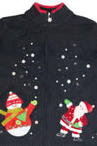 Vintage Black Ugly Christmas Cardigan 63413