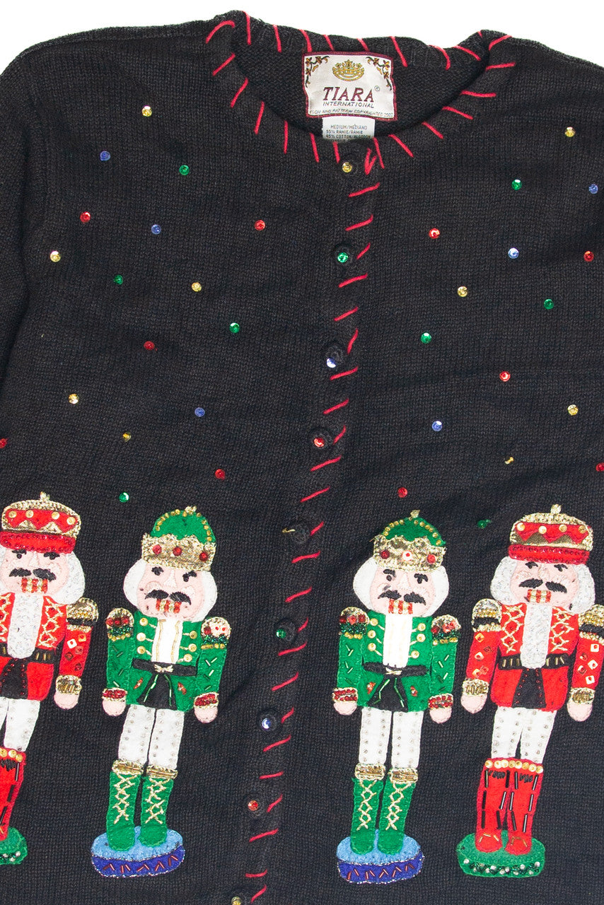 Vintage Black Ugly Christmas Cardigan 63202