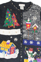Vintage Black Ugly Christmas Cardigan 63313