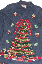 Vintage Blue Ugly Christmas Sweater 61950