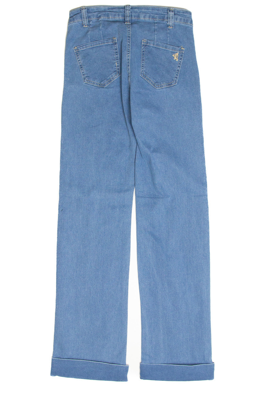 Cuff Pork Chop Pocket Jeans