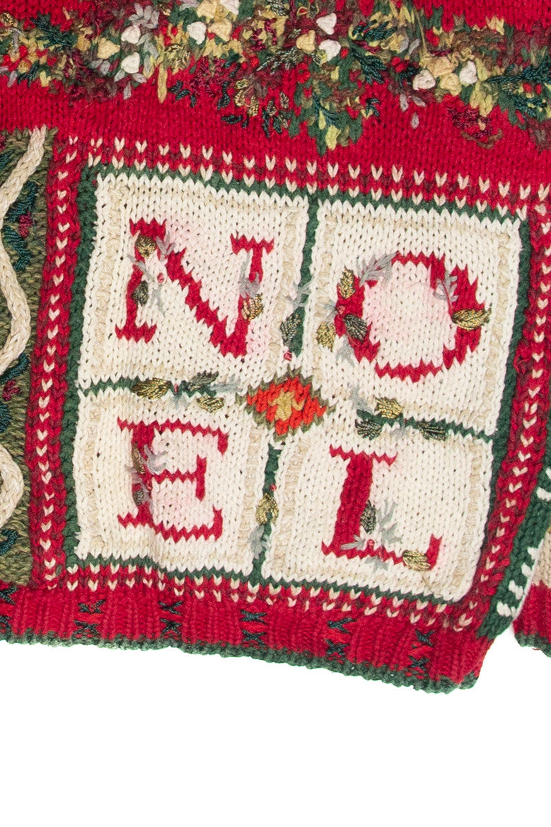 Vintage Red Ugly Christmas Pullover 61909