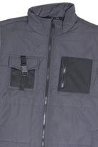 Buckle Pocket Puffer Vest