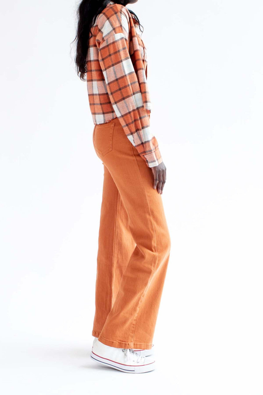 Adobe High Rise Wide Leg Pants