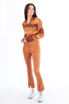 Amber Cord Split Hem Flare Pants