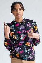 Animal Print Triangles Hoodie