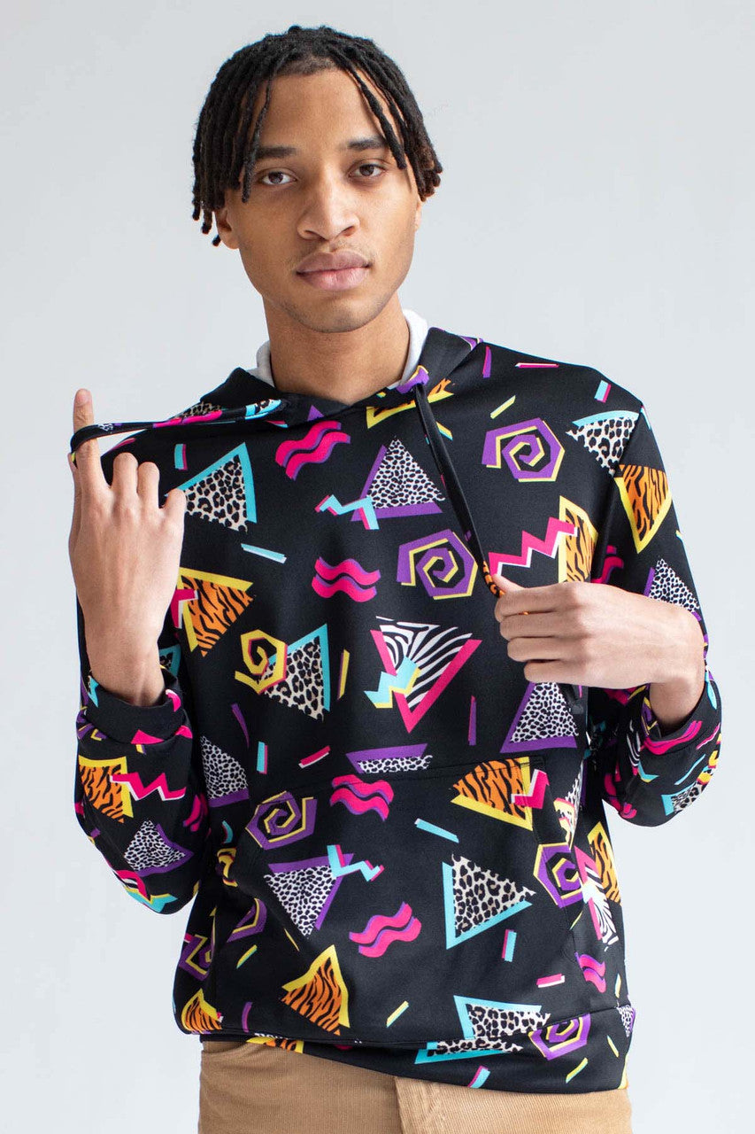 Animal Print Triangles Hoodie
