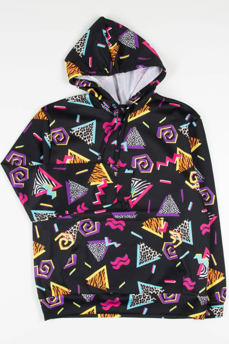 Animal Print Triangles Hoodie