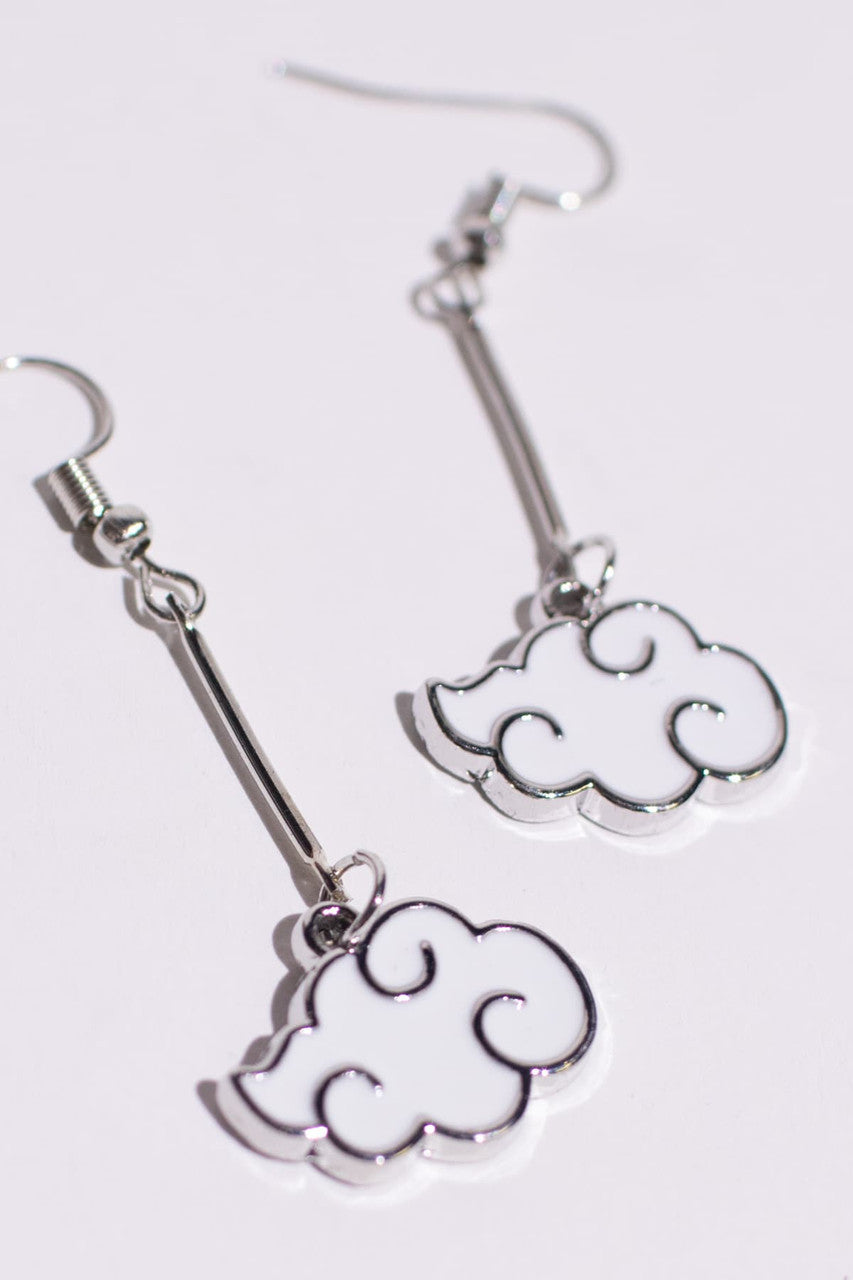 Anime Nimbus Cloud Drop Earrings