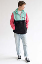 Aruba Color Blocked Polar Fleece Hoodie