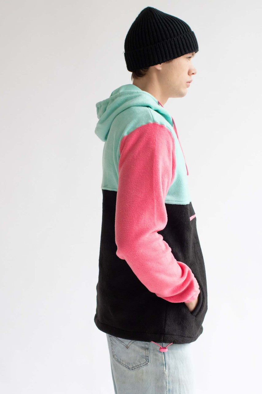 Aruba Color Blocked Polar Fleece Hoodie