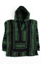 Vintage Green Stripe Baja Hoodie