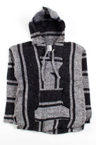 Vintage Grey Stripe Baja Hoodie 1