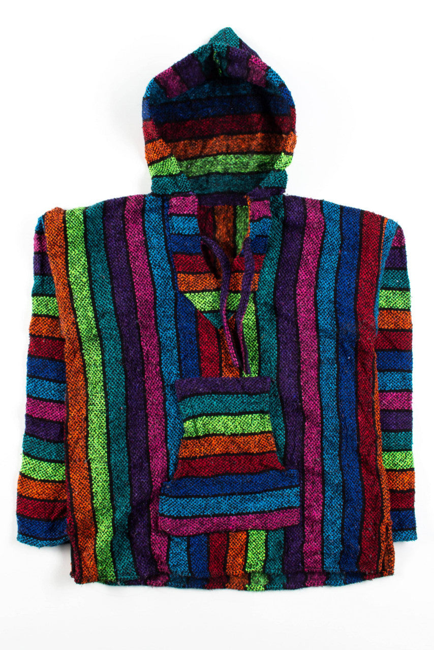 Vintage Rainbow Baja Hoodie