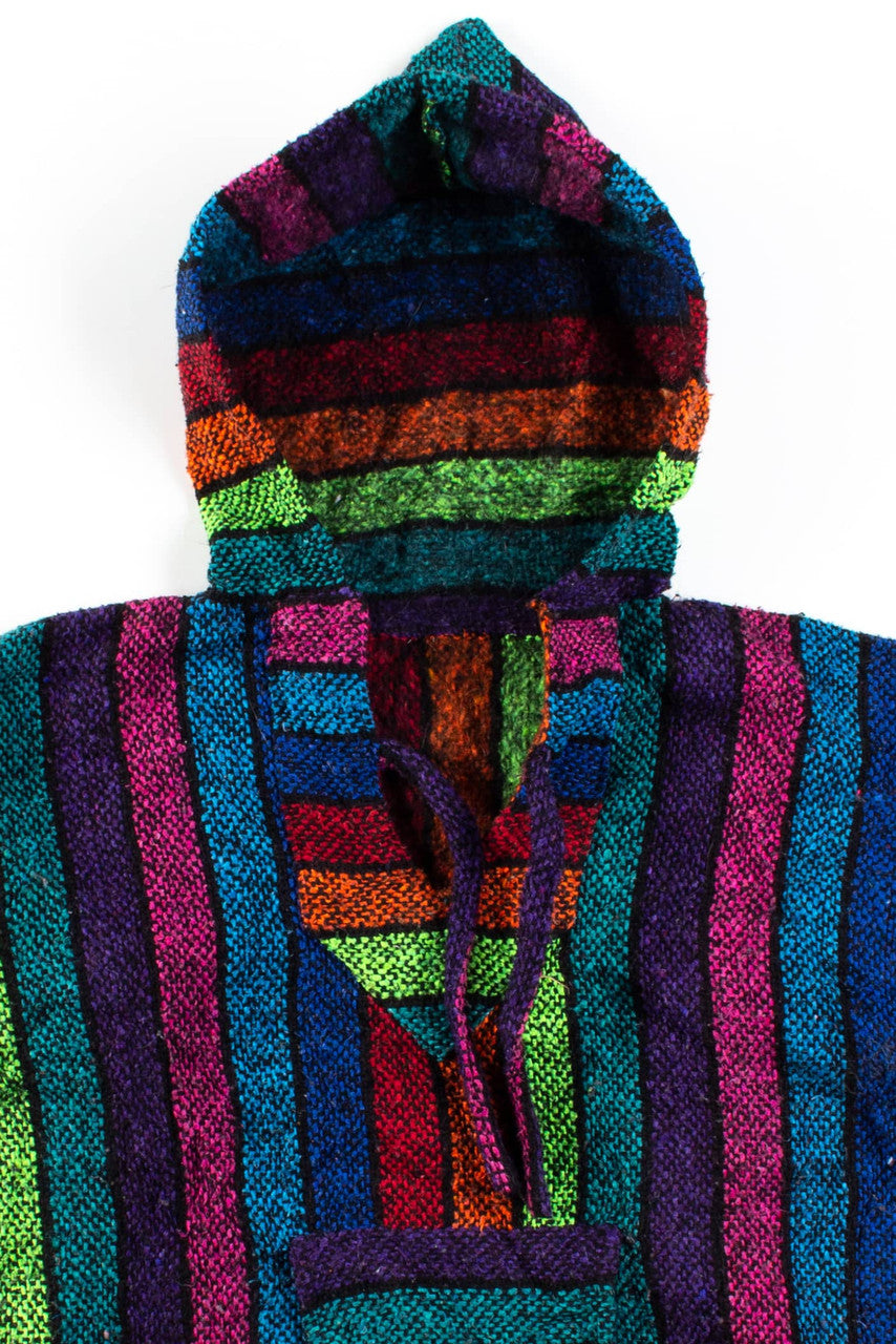 Vintage Rainbow Baja Hoodie