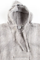 Vintage Grey Stripe Baja Hoodie 2