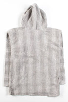 Vintage Grey Stripe Baja Hoodie 2