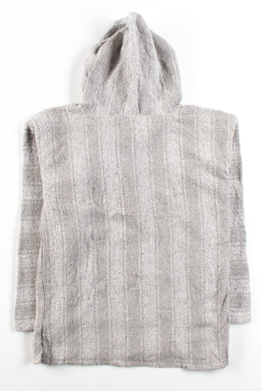 Vintage Grey Stripe Baja Hoodie 2