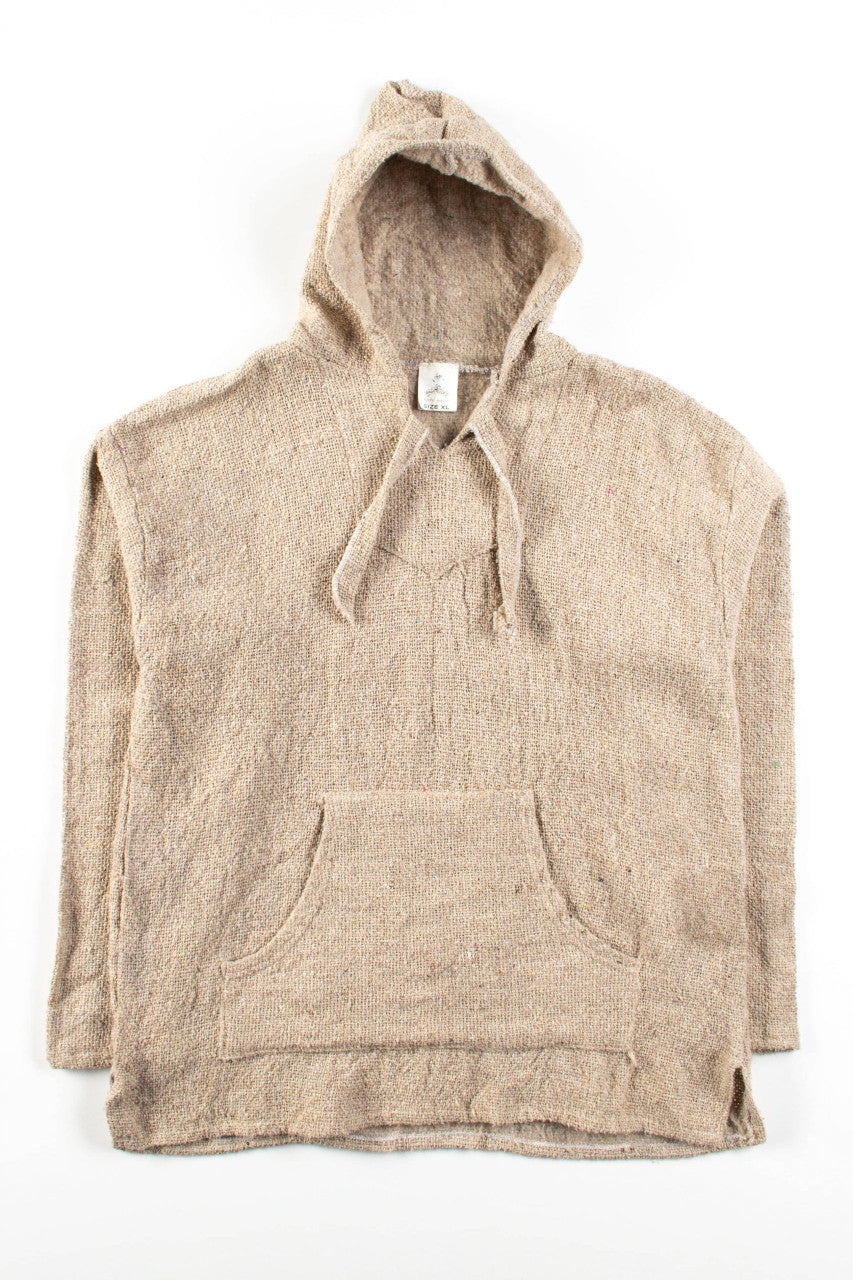 Vintage Natural Burlap Baja Hoodie – Ragstock