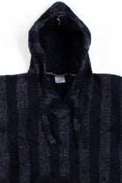 Vintage Navy Striped Baja Hoodie