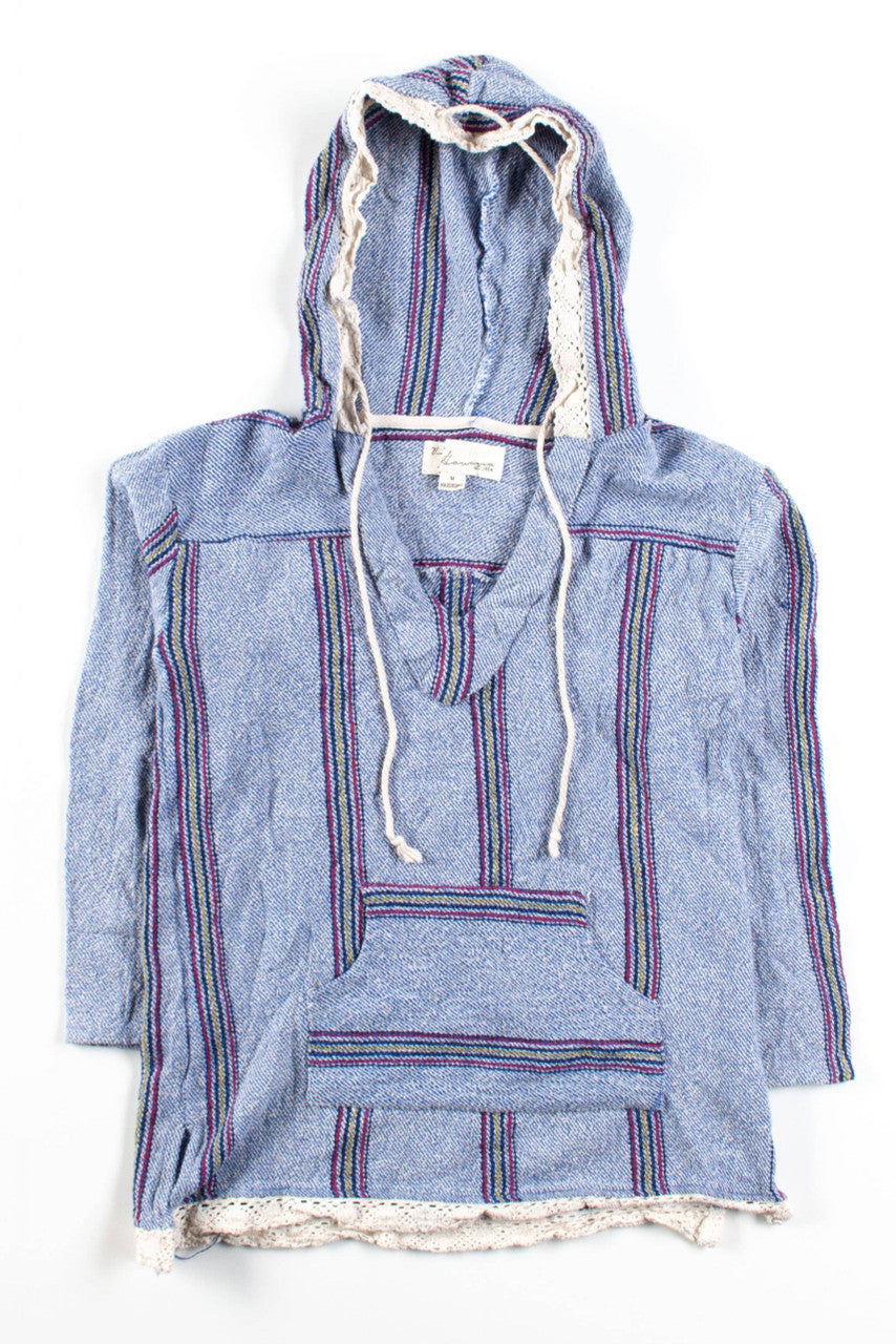 Lightweight Lace Trimmed Baja Hoodie