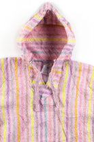 Vintage Pink Stripe Baja Hoodie