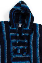 Vintage Black & Blue Baja Hoodie 4