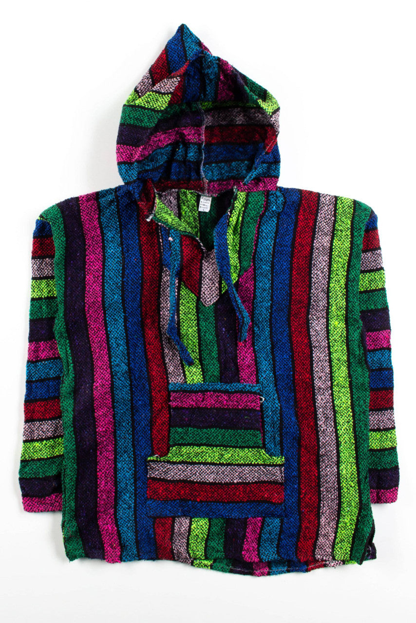 Vintage Rainbow Baja Hoodie 2