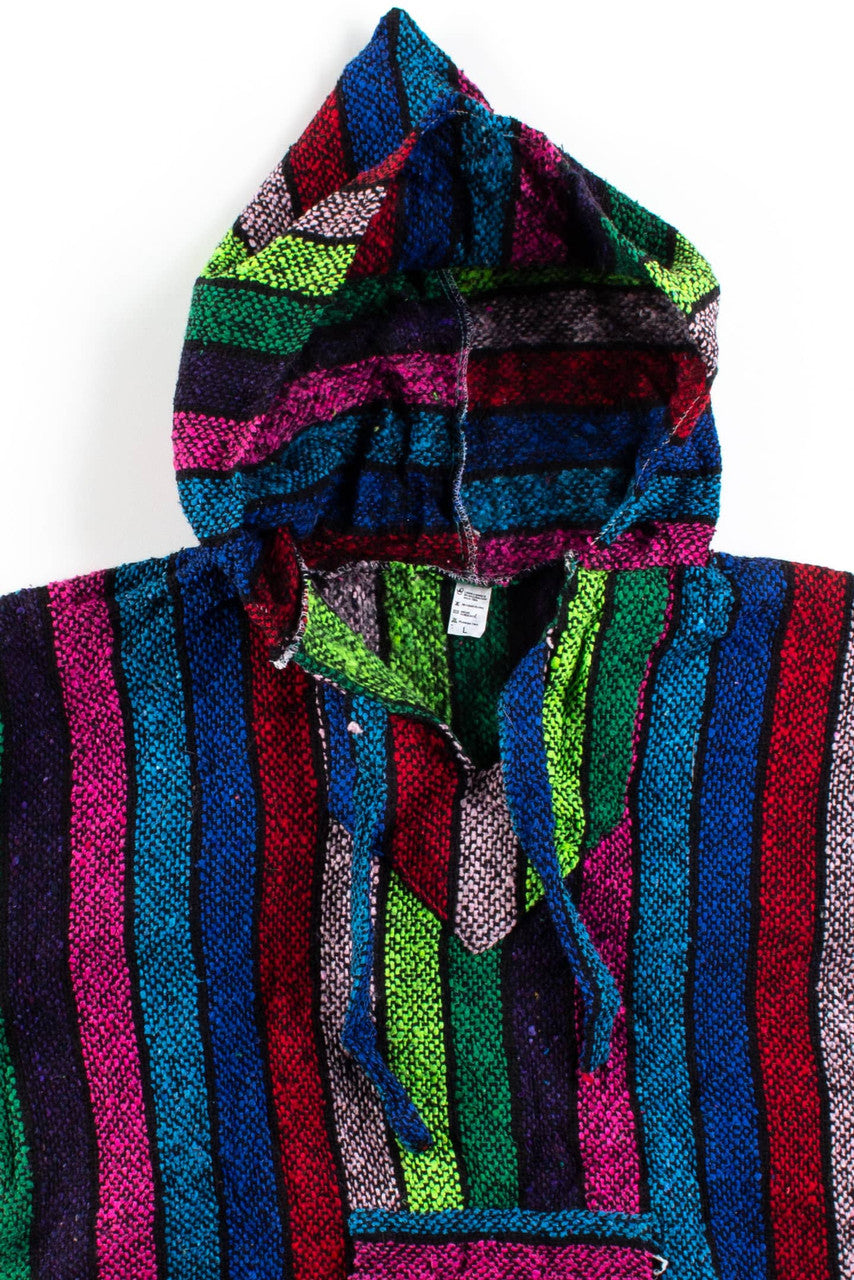 Vintage Rainbow Baja Hoodie 2
