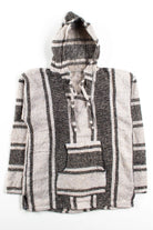 Vintage Oatmeal Stripe Baja Hoodie